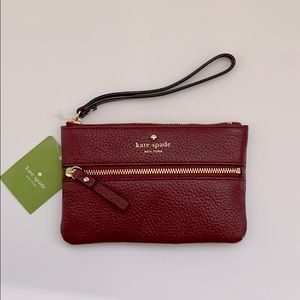 Kate Spade Leather Wristlet Clutch